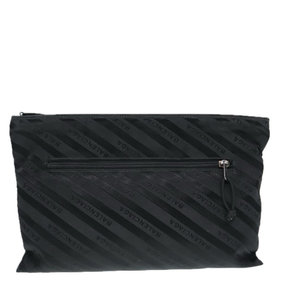 BALENCIAGA Explorer Clutch Bag Canvas Black 459745 Auth yk14342 - Picture 13 of 16